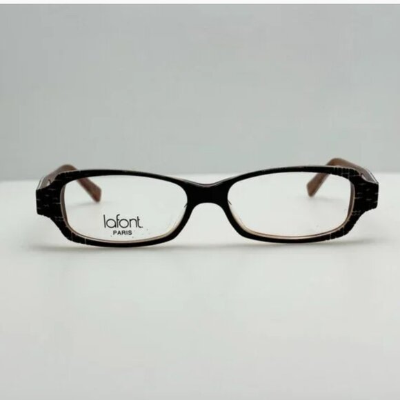 Lafont Paris OCEANE Eyeglasses | Select Eyewear Jean Lafont Paris Elegie 537 51-14 138 Brown Frame Eyeglasses - FRAMES ONLY
